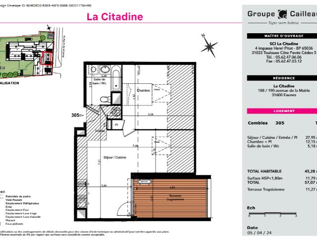 Appartement location à Muret, Eaunes