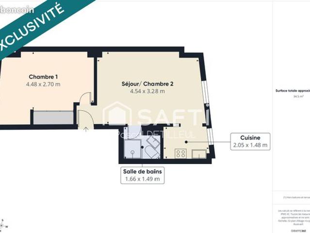 Appartement vente à Nanterre, Saint-cloud