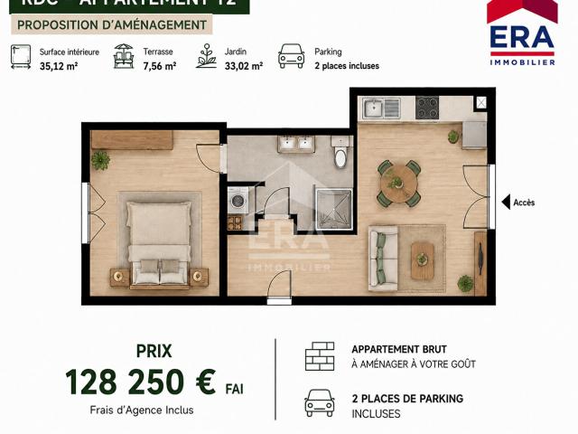 Appartement vente à Dax, Angresse