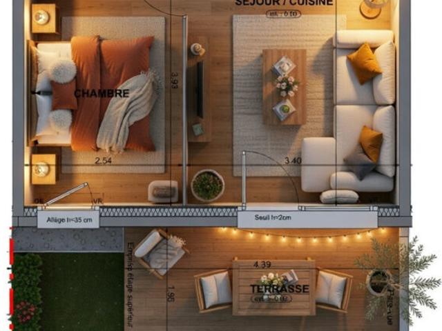Appartement vente à Grenoble, Echirolles