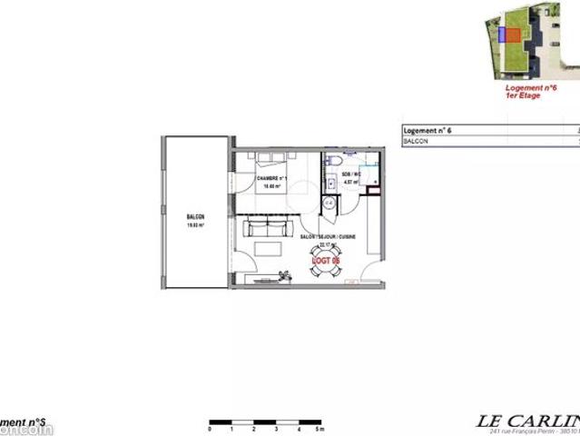 Appartement vente à La Tour-du-Pin, Morestel