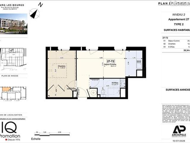 Appartement vente à Quimper, Bretagne