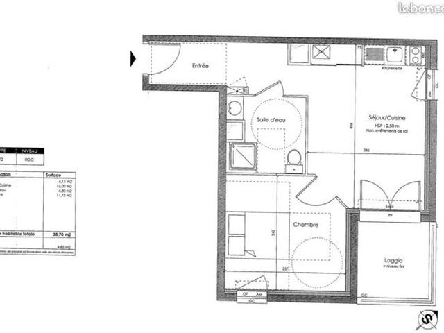 Appartement vente à Floirac, Charente-Maritime