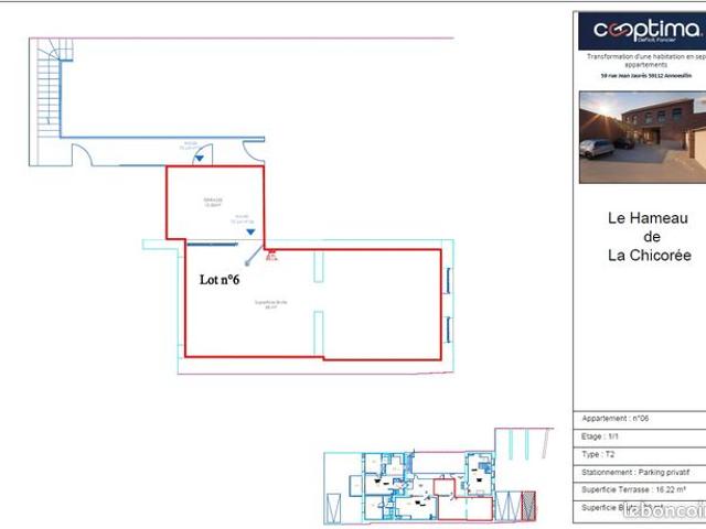 Appartement vente à Lille, Annoeullin