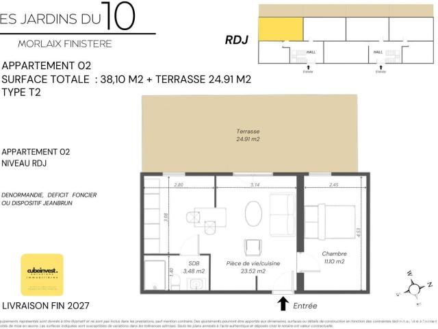 Appartement vente à Morlaix, Bretagne