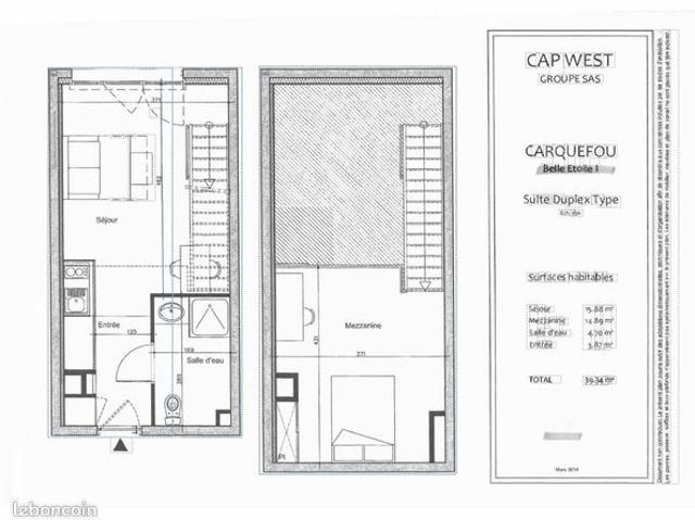 Appartement vente à Nantes, Carquefou