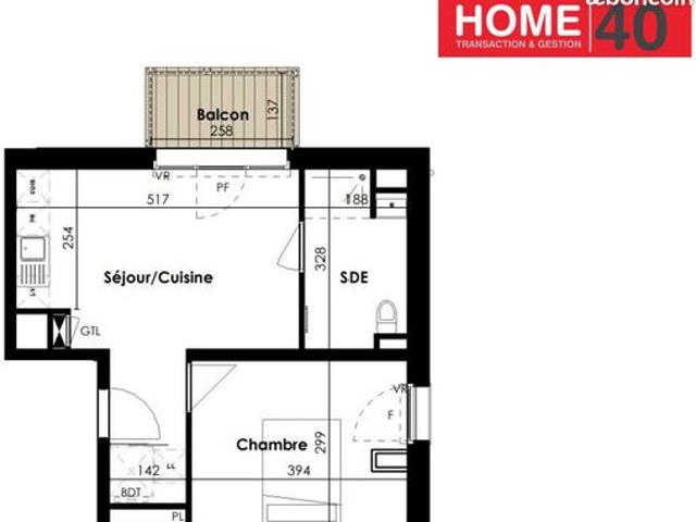 Appartement vente à Mont-de-Marsan, Sanguinet