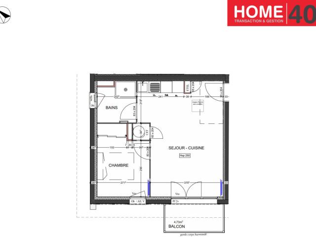 Appartement vente à Mont-de-Marsan, Sanguinet