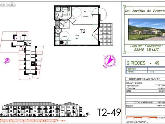 Appartement vente à Brignoles, Le Luc