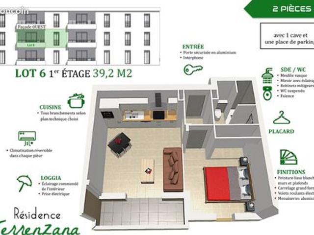 Appartement vente à Corte, Aléria