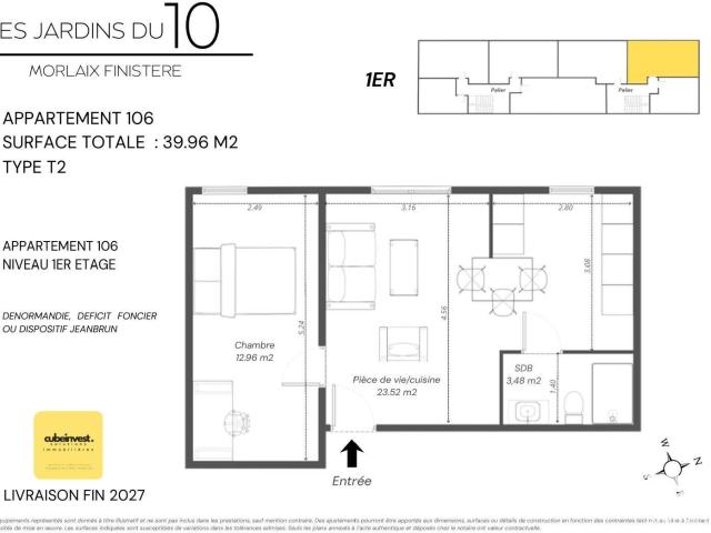Appartement vente à Morlaix, Bretagne