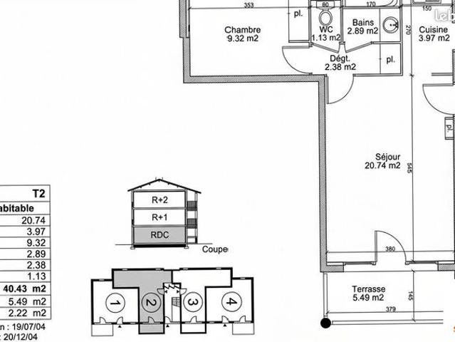 Appartement vente à Dax