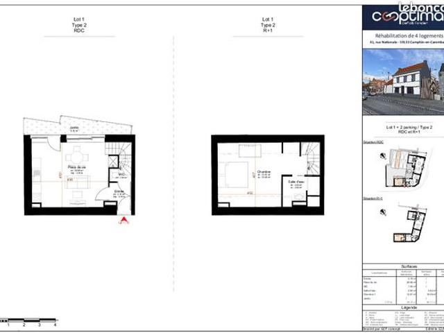 Appartement vente à Camphin-en-Carembault, Nord