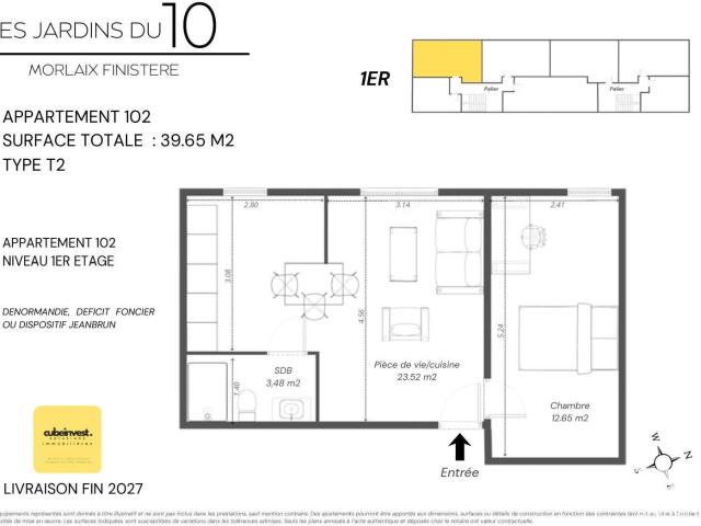 Appartement vente à Morlaix, Bretagne