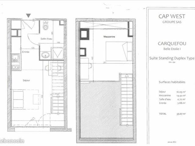 Appartement vente à Nantes, Carquefou