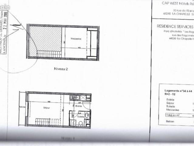 Appartement vente à Nantes, La Chapelle-heulin