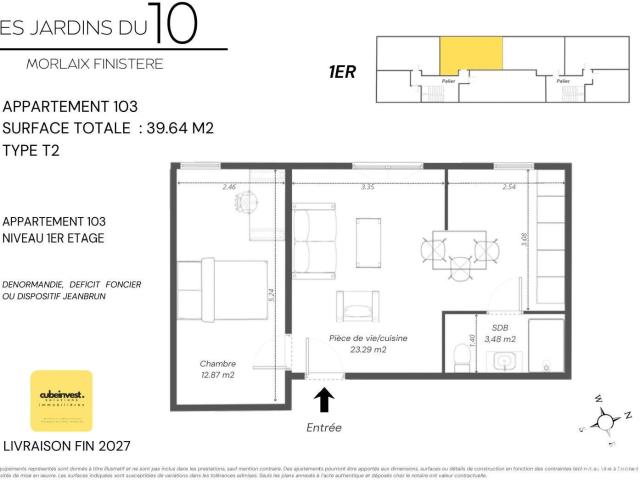 Appartement vente à Morlaix, Bretagne