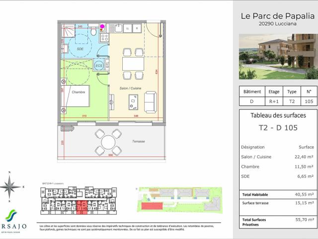 Appartement vente à Bastia, Lucciana