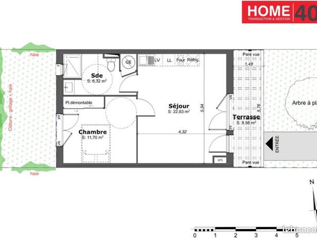 Appartement vente à Mont-de-Marsan, Sanguinet