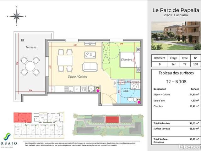 Appartement vente à Bastia, Lucciana