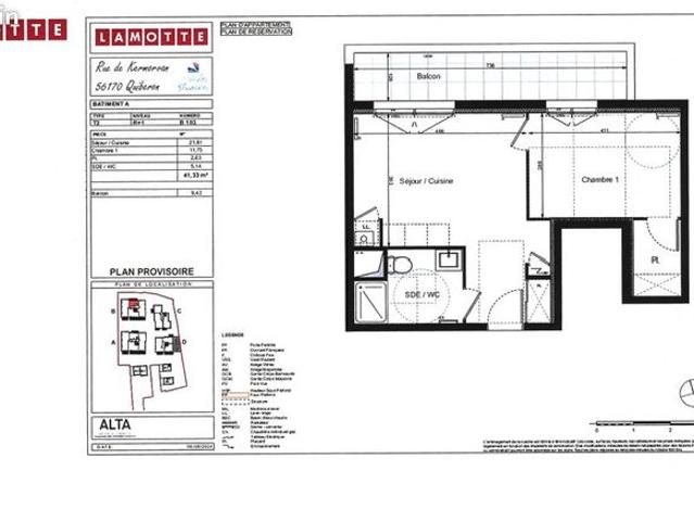 Appartement vente à Lorient, Bretagne
