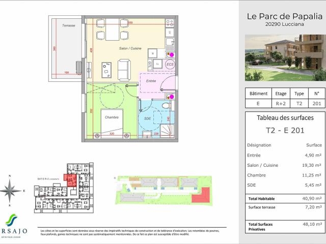 Appartement vente à Bastia, Lucciana