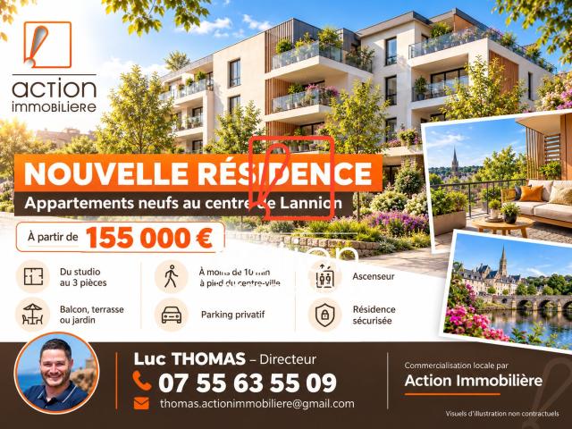 Appartement vente à An Aod Uhel, Lannion