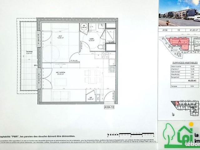 Appartement vente à Étampes, Mondeville