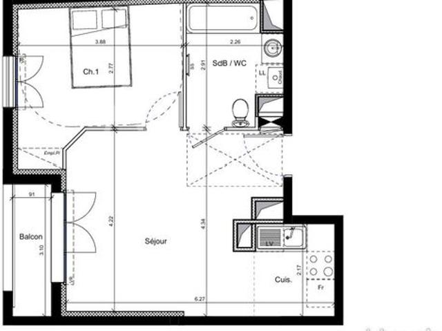 Appartement vente à Torcy, Champs-sur-marne