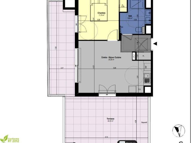 Appartement vente à Grasse, Châteauneuf-grasse