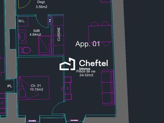 Appartement vente à Bonneville, Val-d'Auge