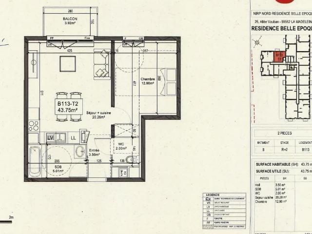 Appartement location à Lille, Linselles