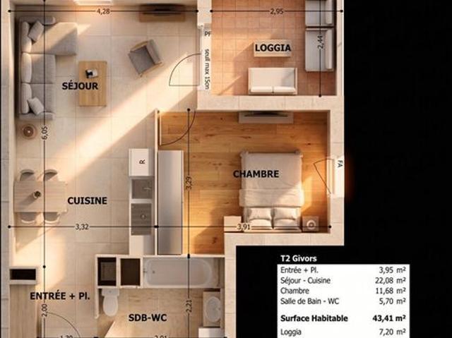 Appartement vente à Lyon, Métropole de Lyon