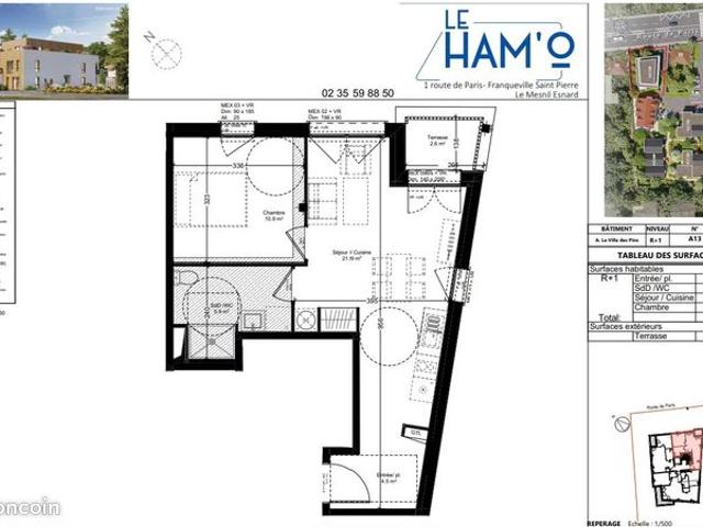 Appartement vente à Rouen, Le Mesnil-esnard