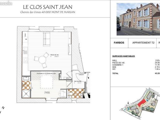 Appartement vente à Mont-de-Marsan, Mont-de-marsan