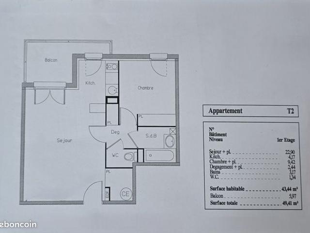 Appartement vente à Montauban, Aucamville