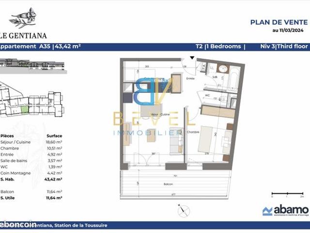 Appartement vente à Saint-Jean-de-Maurienne, Fontcouverte-la Toussuire
