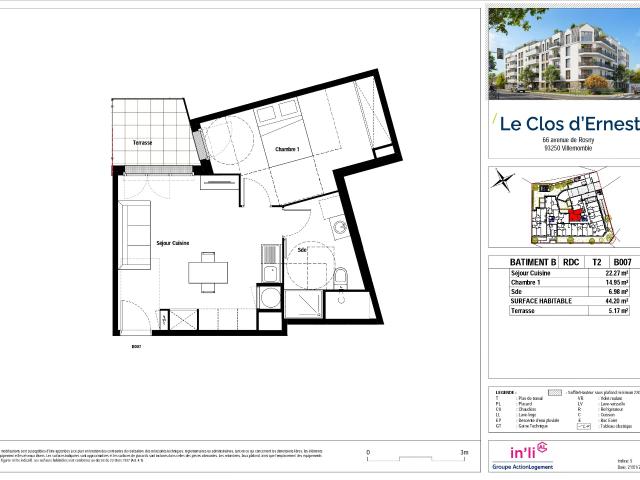 Appartement location à Villemomble