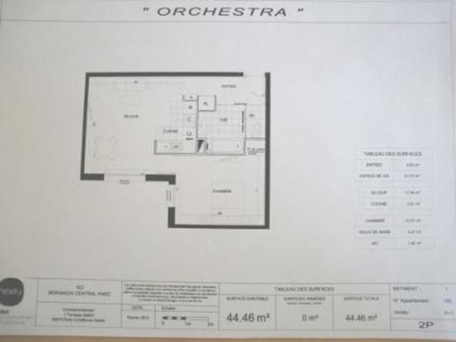 Appartement vente à Palaiseau, Morangis