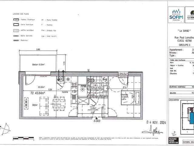 Appartement location à Montreuil-sur-Mer, Cucq