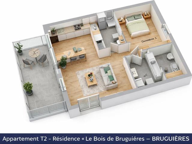 Appartement vente à Toulouse, Bruguières