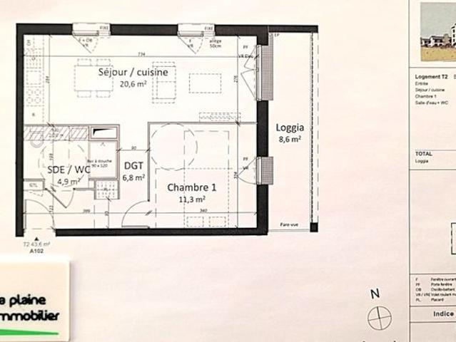 Appartement vente à Caen, Giberville
