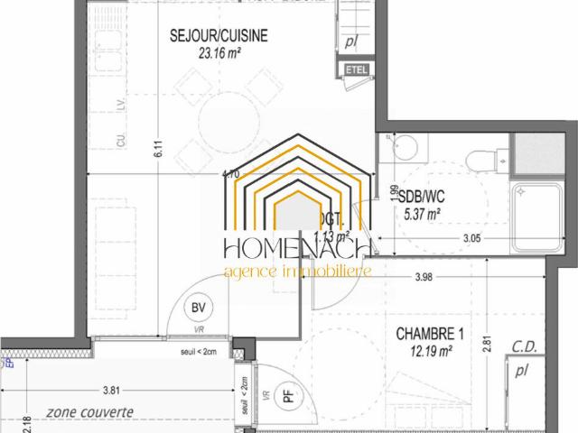 Appartement vente à La Tour-du-Pin, Corbelin