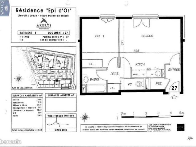 Appartement vente à Bourg-en-Bresse, Bourg-en-bresse