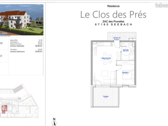 Appartement vente à Haguenau-Wissembourg, Seebach