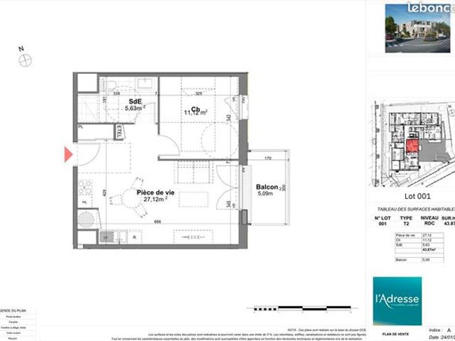 Appartement vente à Le Havre, Fontaine-la-mallet