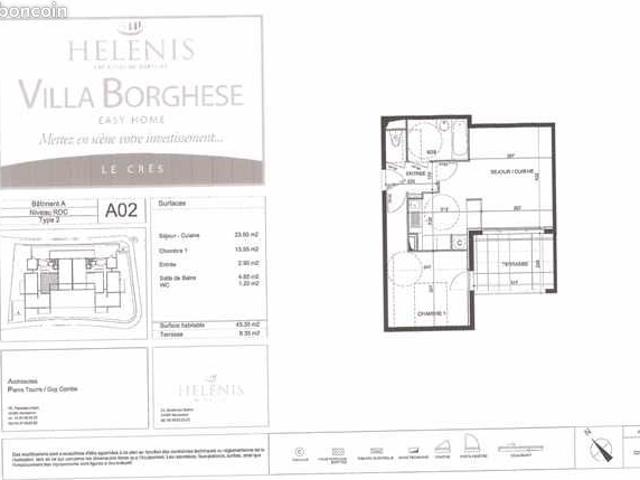 Appartement vente à Montpellier, Le Crès