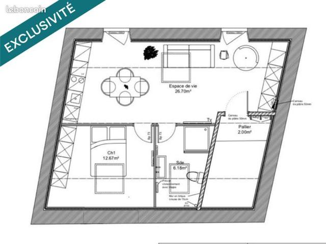Appartement vente à Quimper, Bretagne