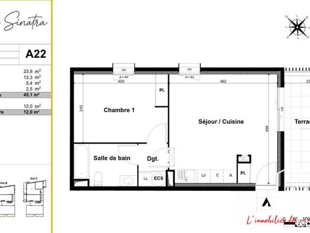 Appartement vente à Montpellier, Clapiers