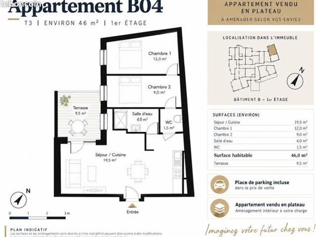 Appartement vente à Montpellier, Cournonterral